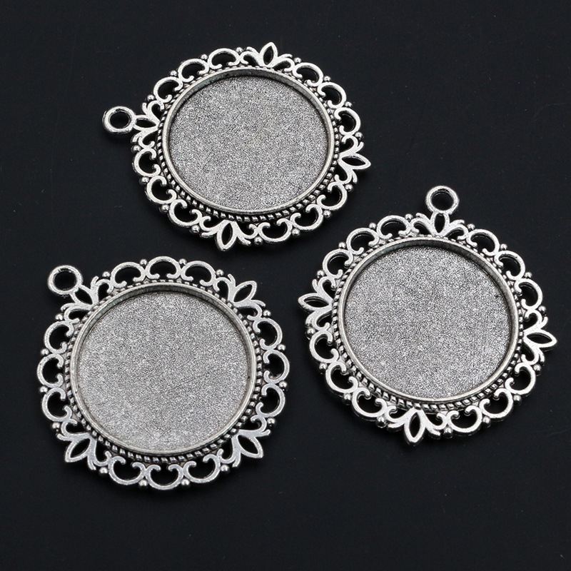 1 antique silver color