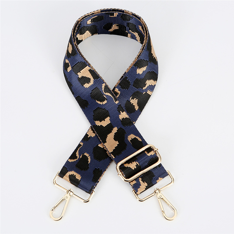 19:121 dark blue Leopard Print Gold Accessories