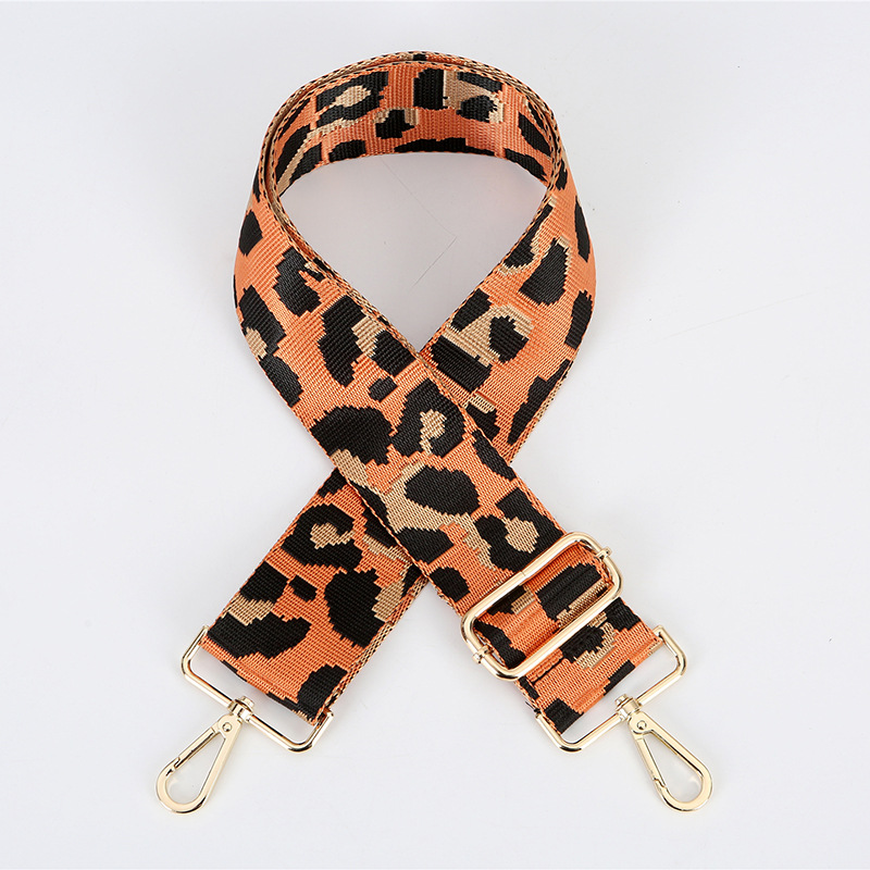 25:123 size light orange leopard gold accessories