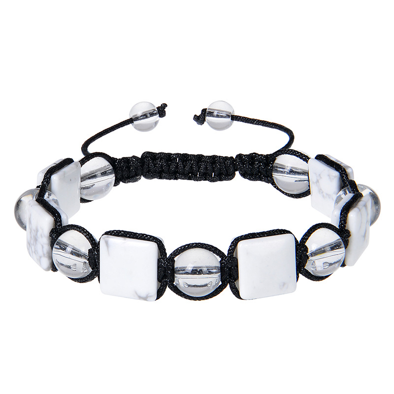 5:White turquoise bracelet