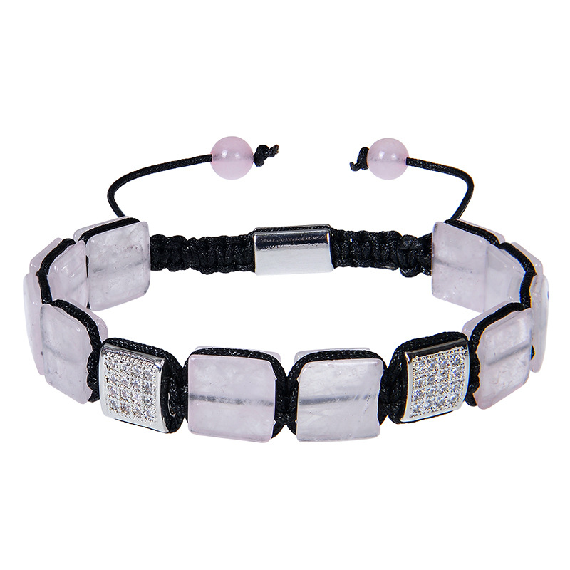 9:Pink crystal bracelet