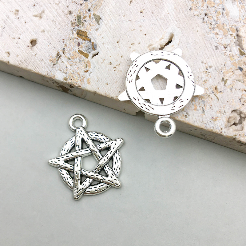 4:1 Ancient Silver Star 18*19mm-1.6g-10934