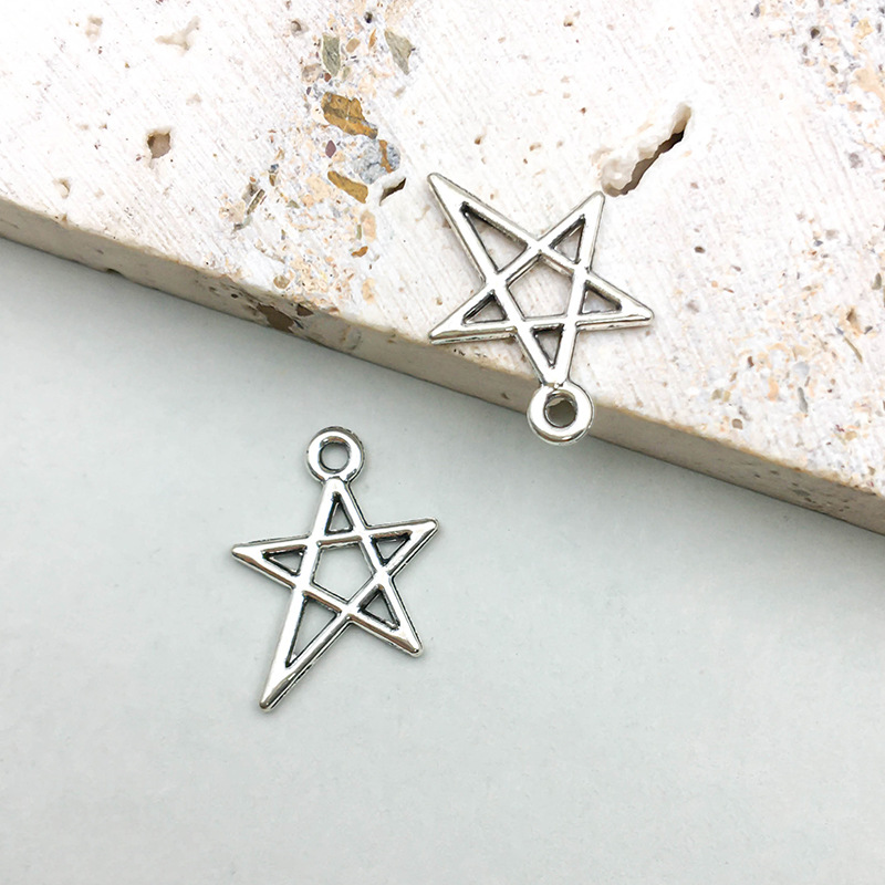 10:1 Ancient Silver Star 13*18mm-0.5g-12135