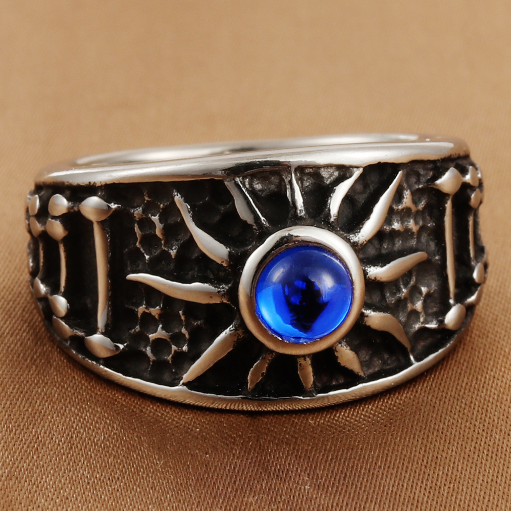 Steel Blue Stone US Size #11