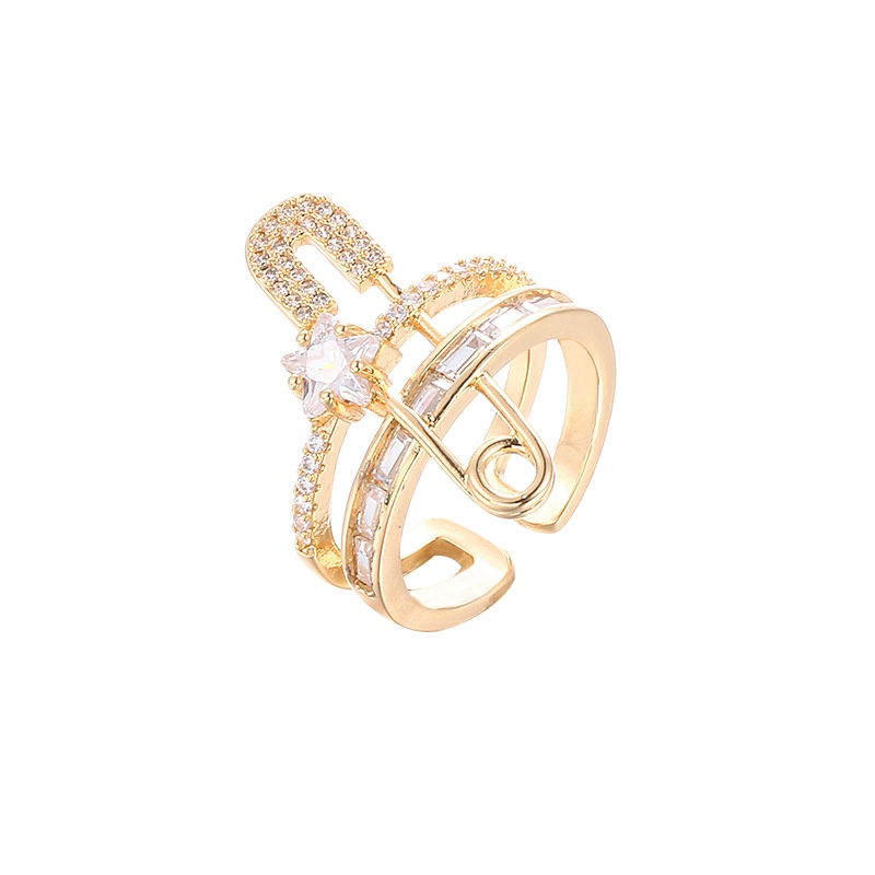 2:Double Pin Ring (Gold)