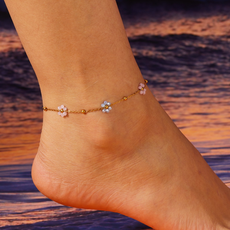 002 Flowers 【 Anklet 】