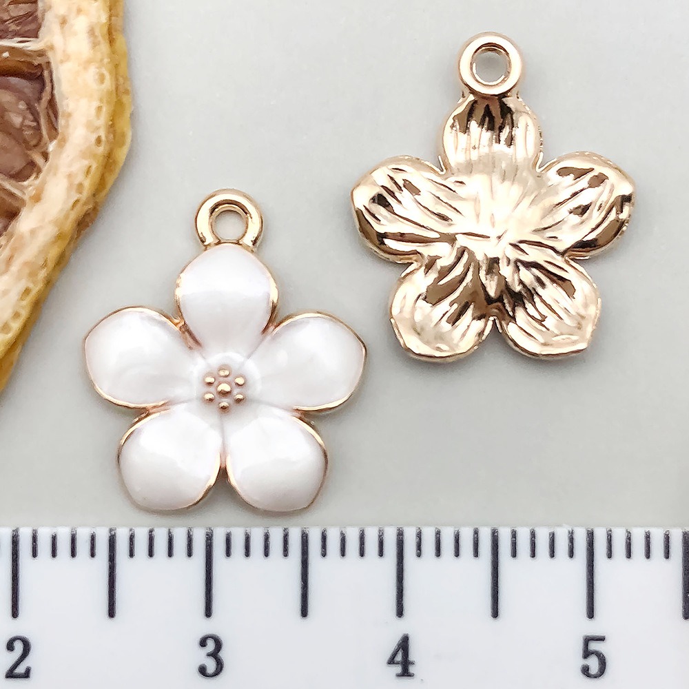 3:1 white oil drop cherry blossom 14*16mm-1.2g-10958