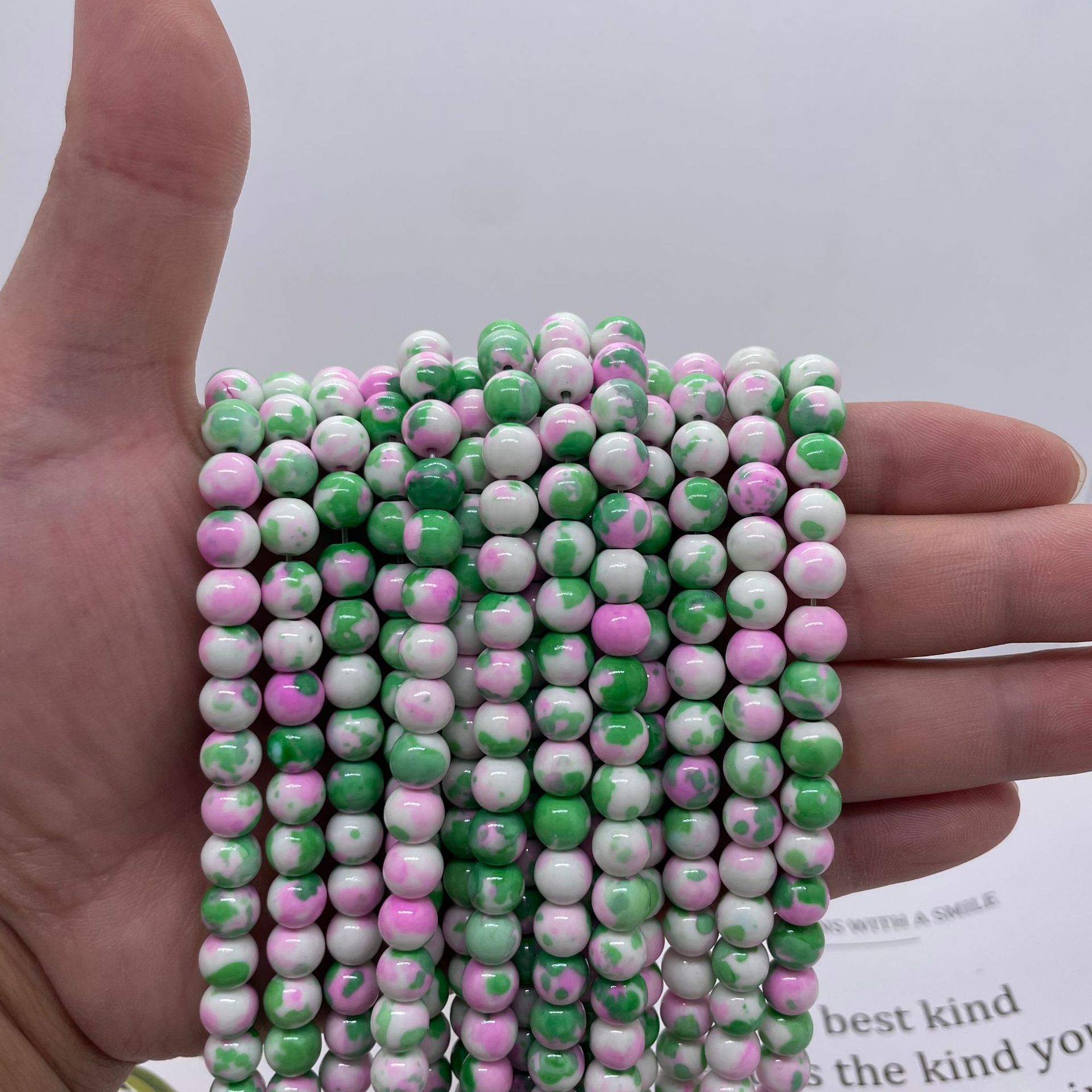 10 6mm (about 60 pieces) /Strand