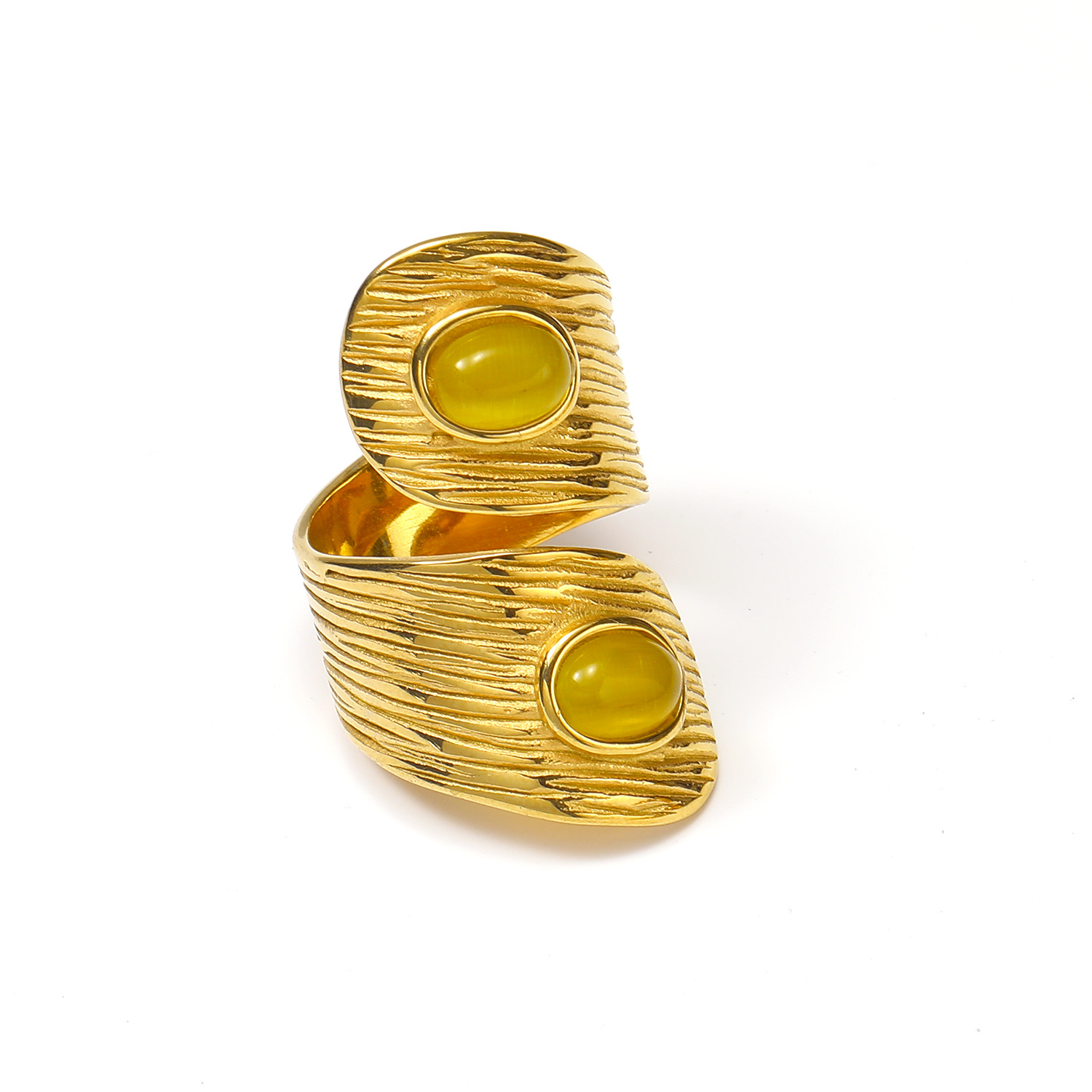 Yellow cat's eye US Size #6