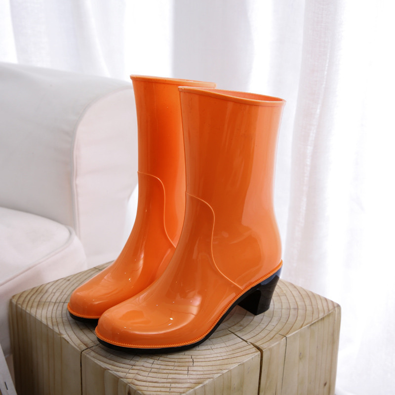 High Heeled Orange (No Cotton