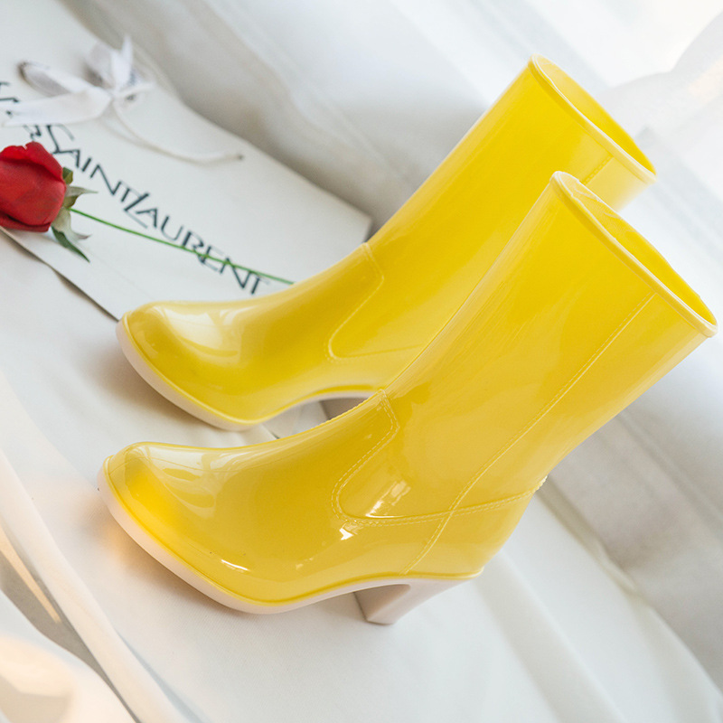 High heel yellow (no cotton