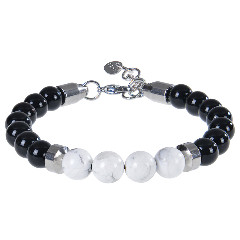 6:White turquoise bracelet