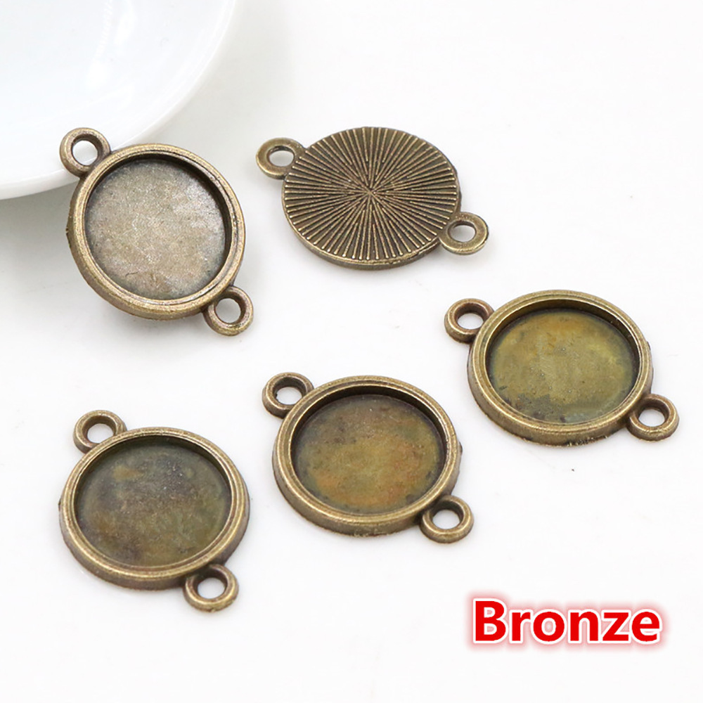 Antique bronze color-double hole Inside diameter:8