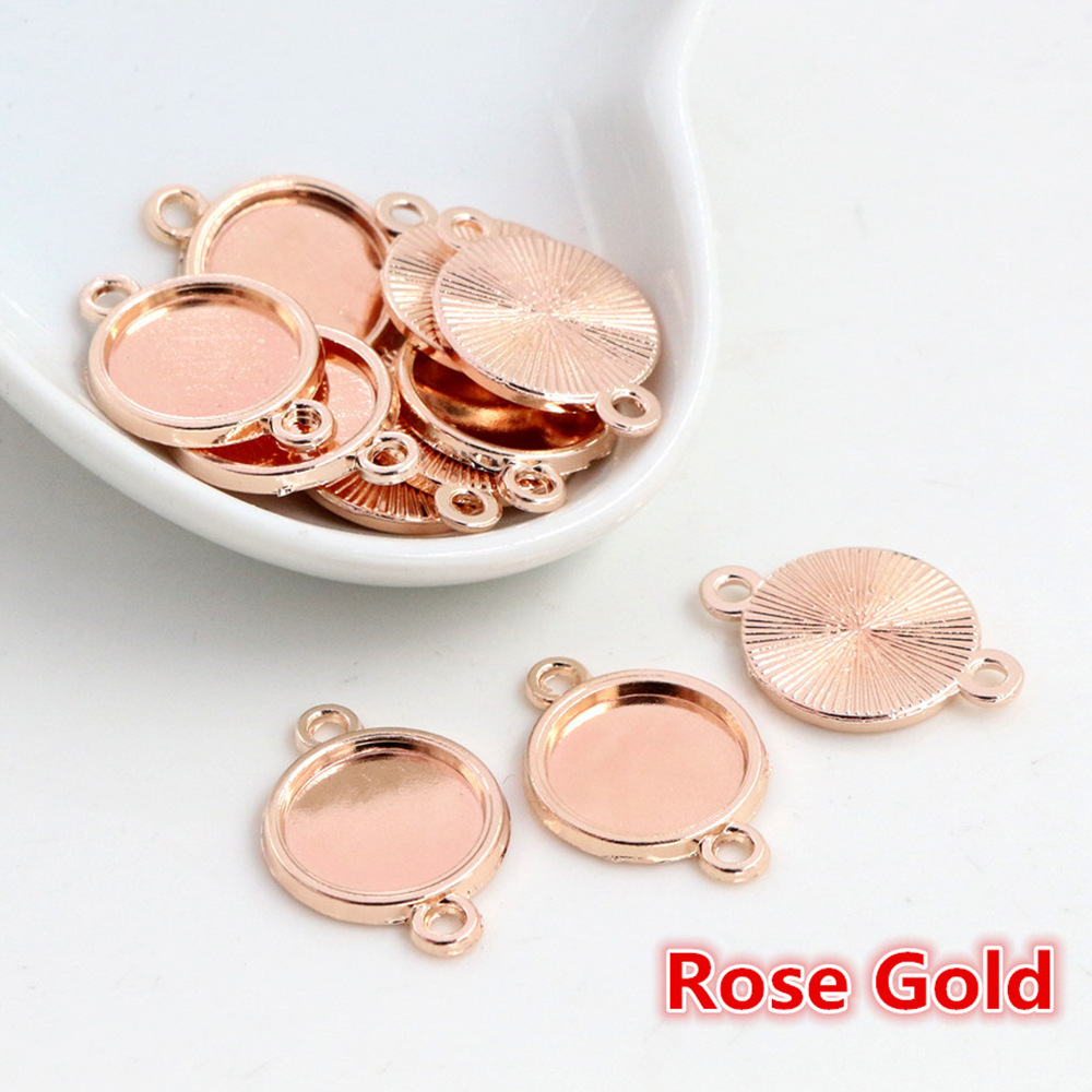 Rose gold-double hole Inside diameter:8mm