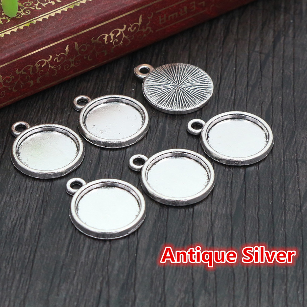 Antique silver color-single hole Inside diameter:8