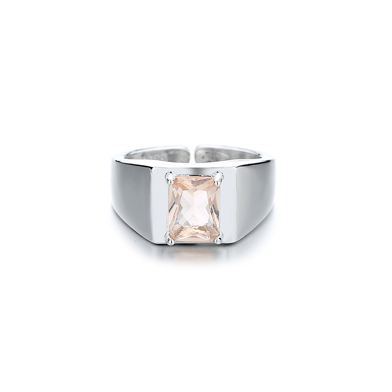 2:Brown Diamond heavy ring (White Gold)