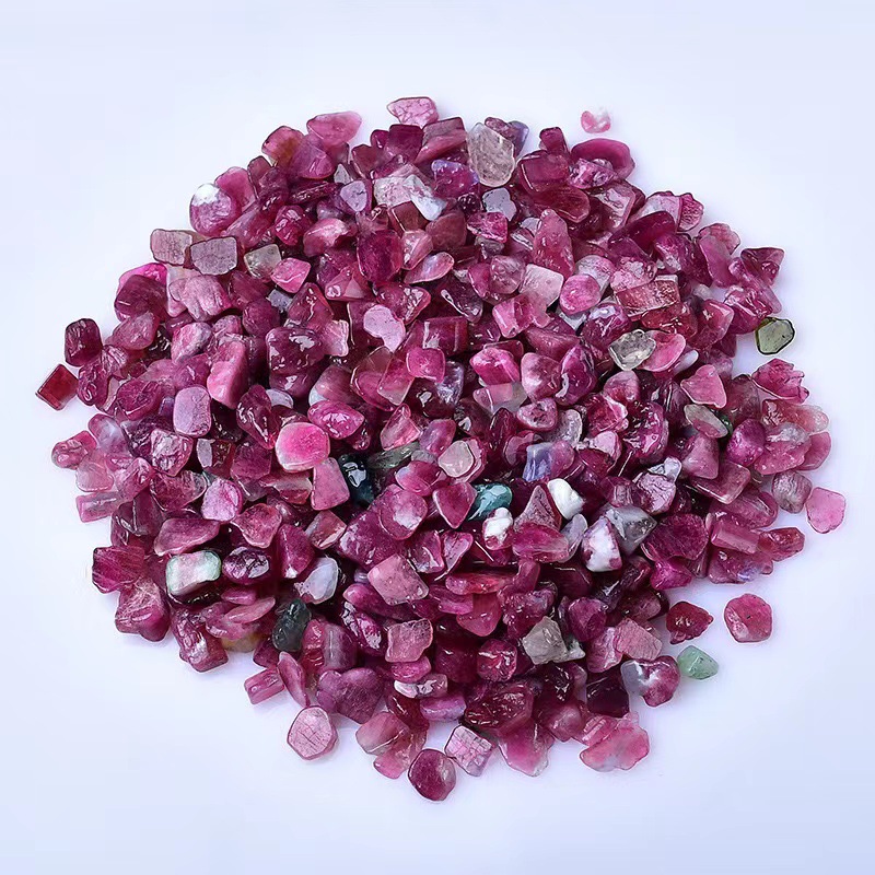 Red tourmaline 3-5mm100g