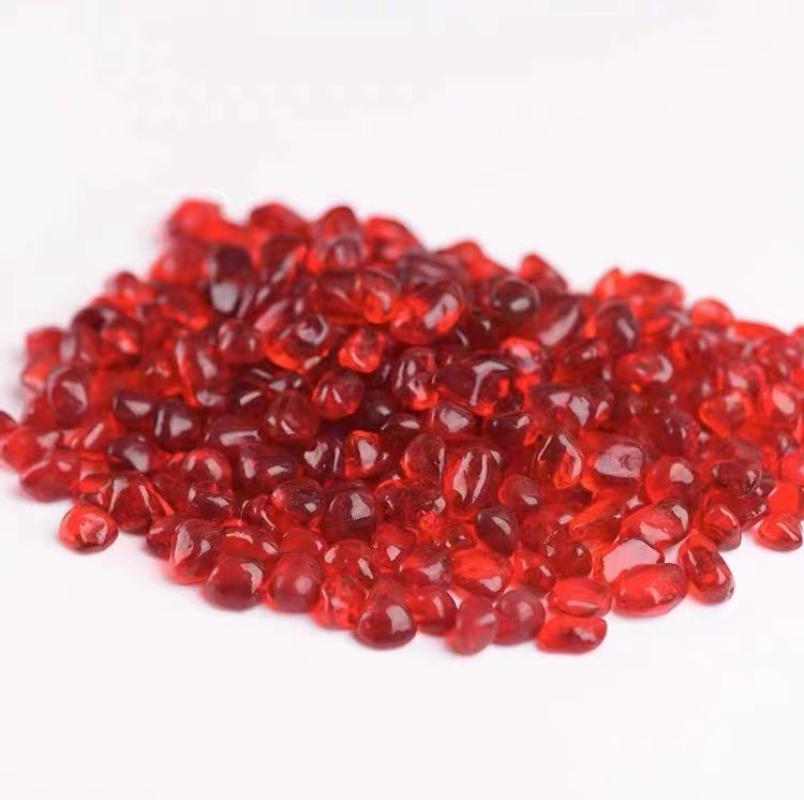 red colored glaze 3-5mm100g