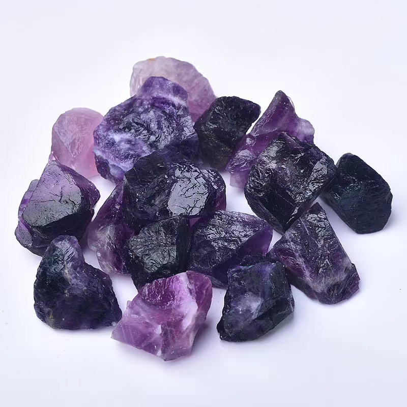 Purple fluorite 2-3cm 100g