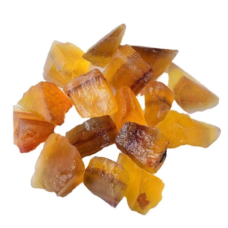 Yellow fluorite 2-3cm 100g