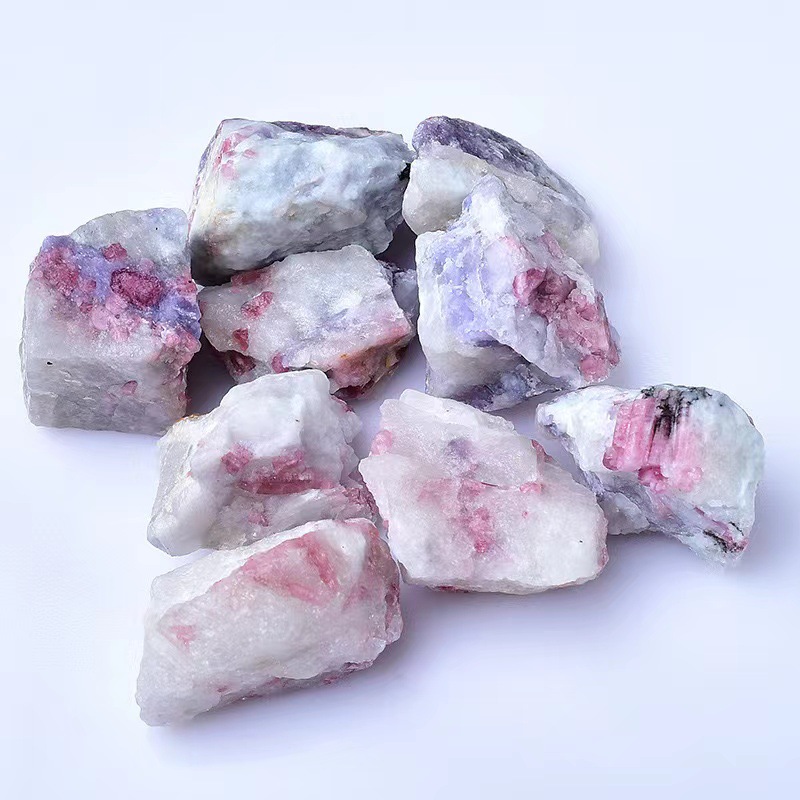 Plum tourmaline 2-3cm 100g