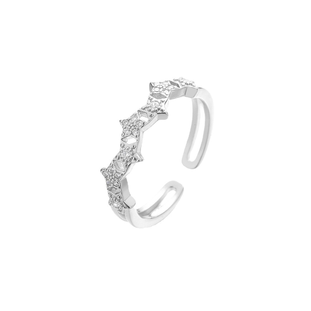 1:Diamond Star Ring (White Gold)