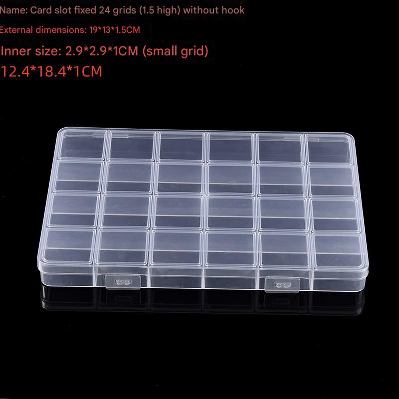 2:The card slot is fixed with 24 compartments (1.5 height) 19*13*1.5CM