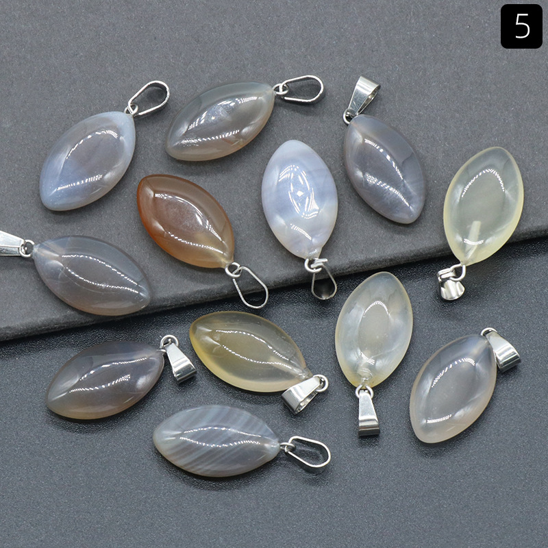 6:22mm gray agate (single)