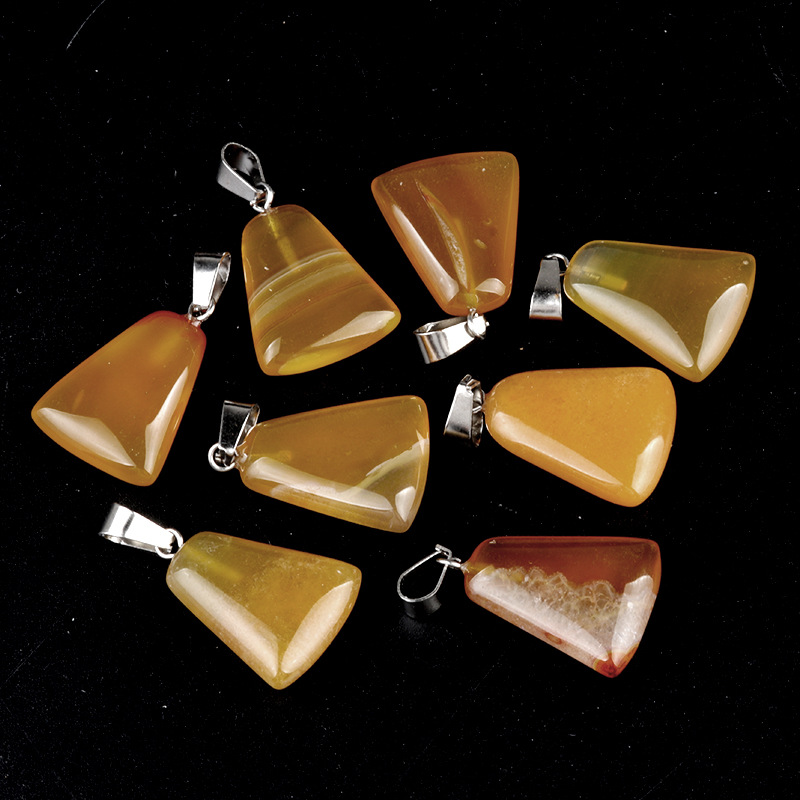 20mm yellow agate (single piece)