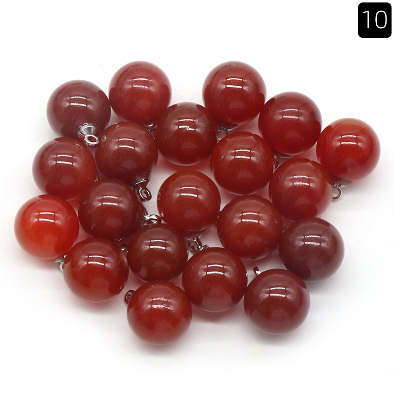 12mm red agate (pendant)