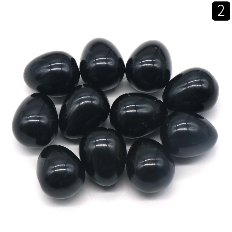 20mm obsidian egg (single)