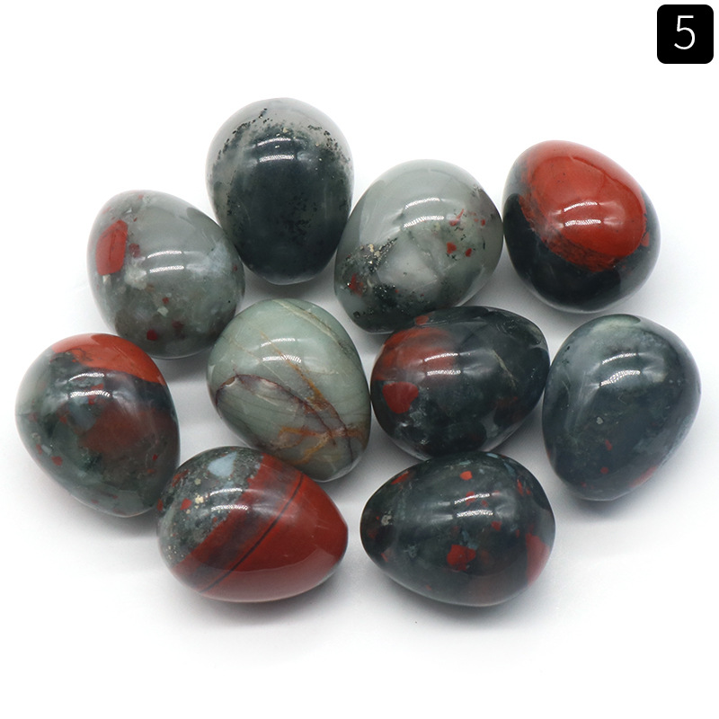 20mm African Bloodstone egg (single)