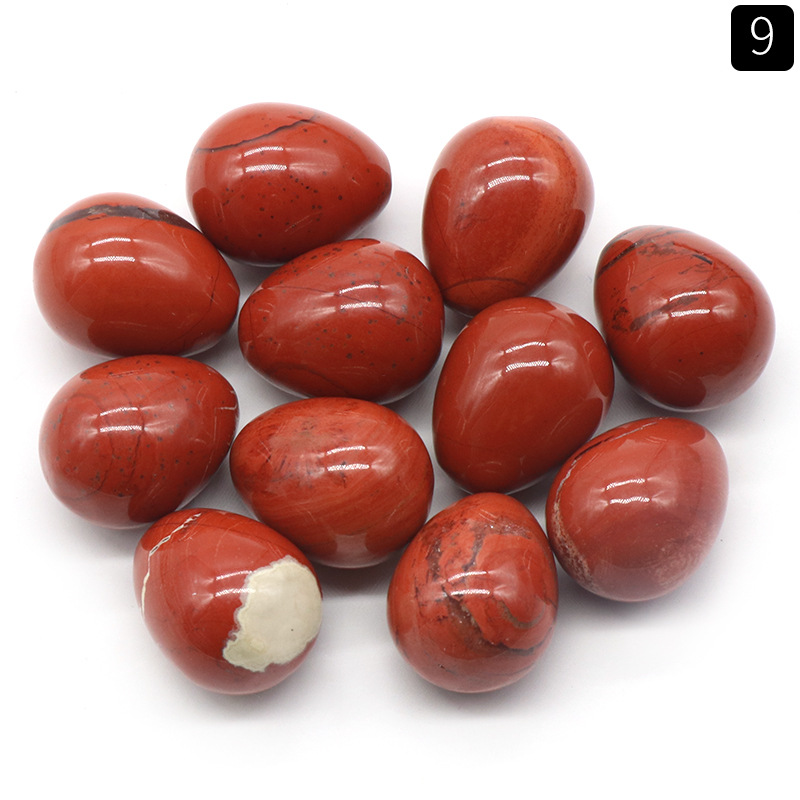 20mm Red Jasper eggs (single)