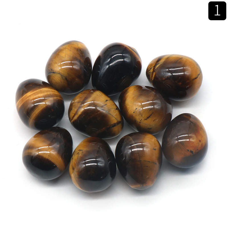 1:20mm Tiger Eye stone egg (single)