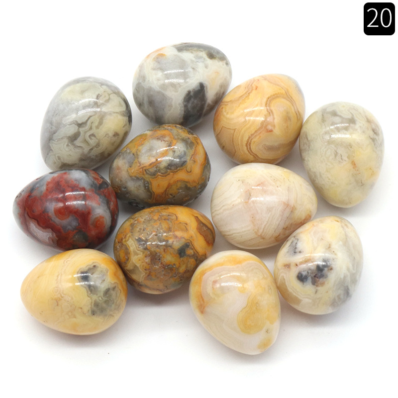 20:20mm crazy agate eggs (single)