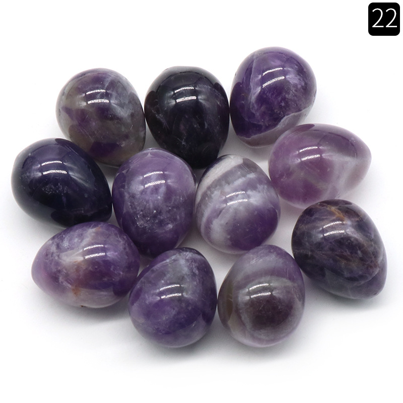 22:20mm amethyst eggs (single)