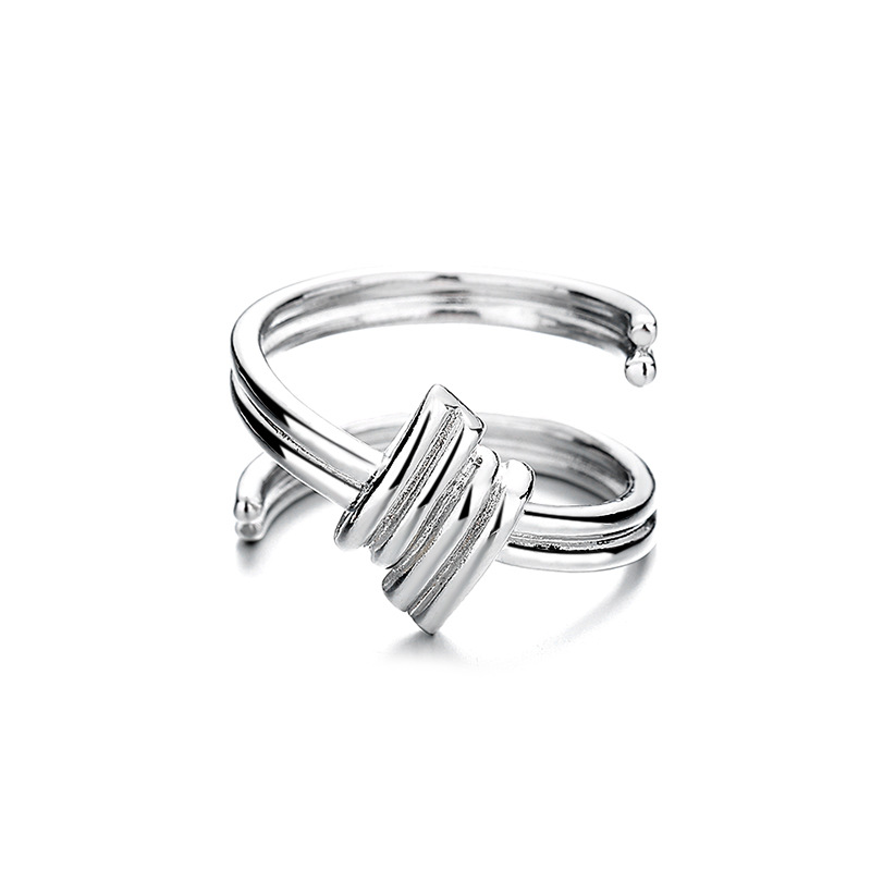 1:White Gold Line ring (White Gold)