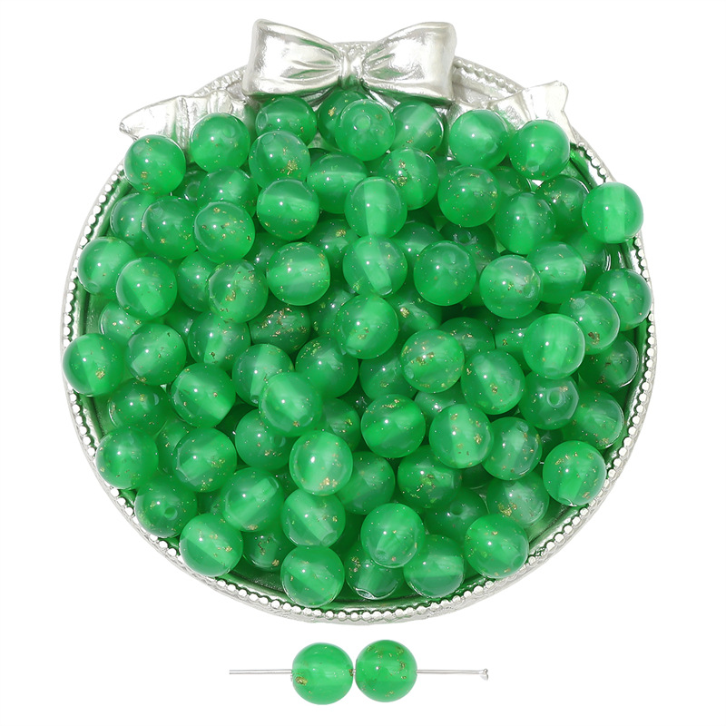 5:Gem Green 10mm 10/Pack