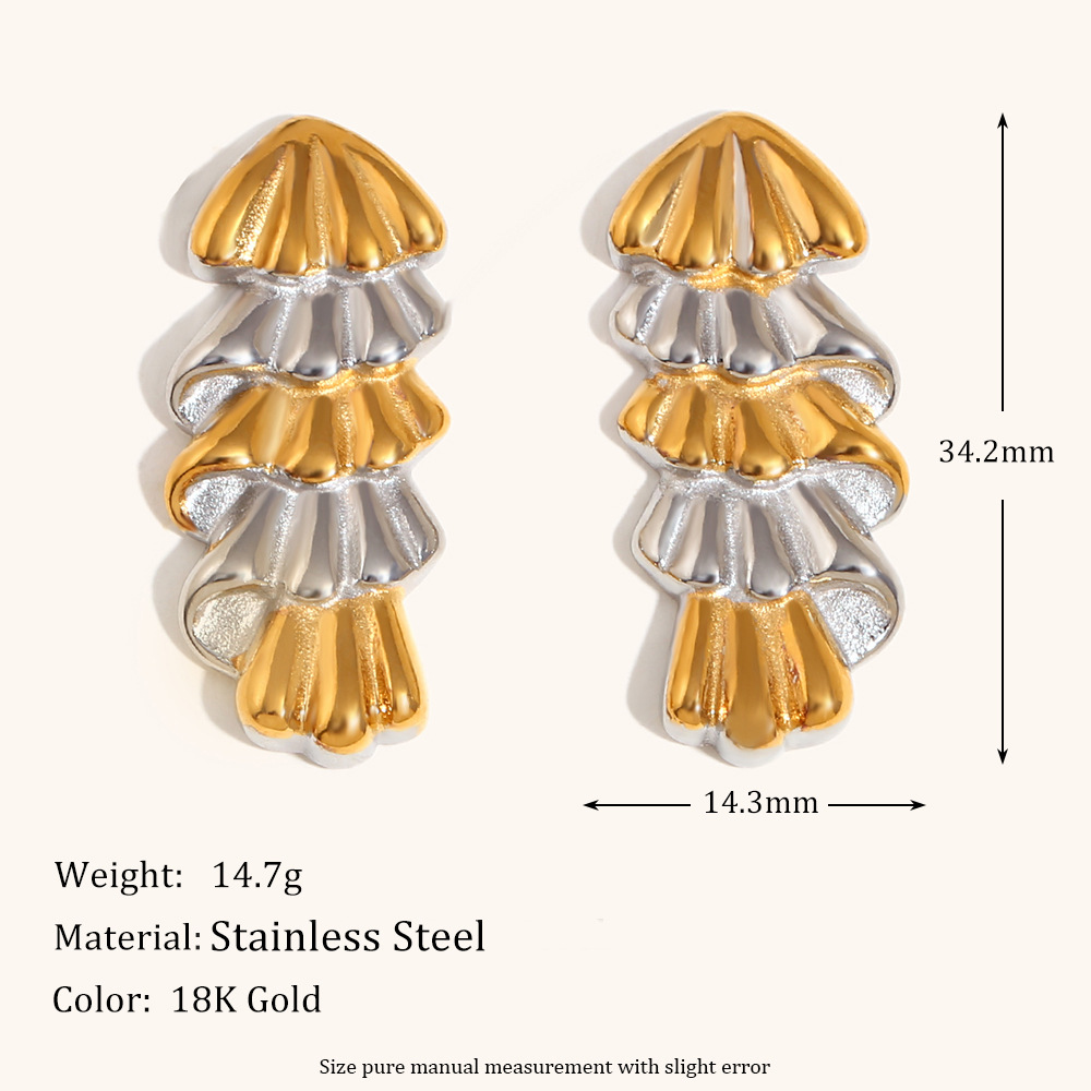 8:Christmas tree shaped earrings-two colors