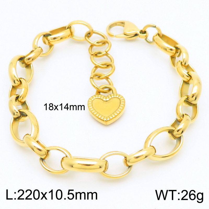Gold Bracelet KB183391-Z