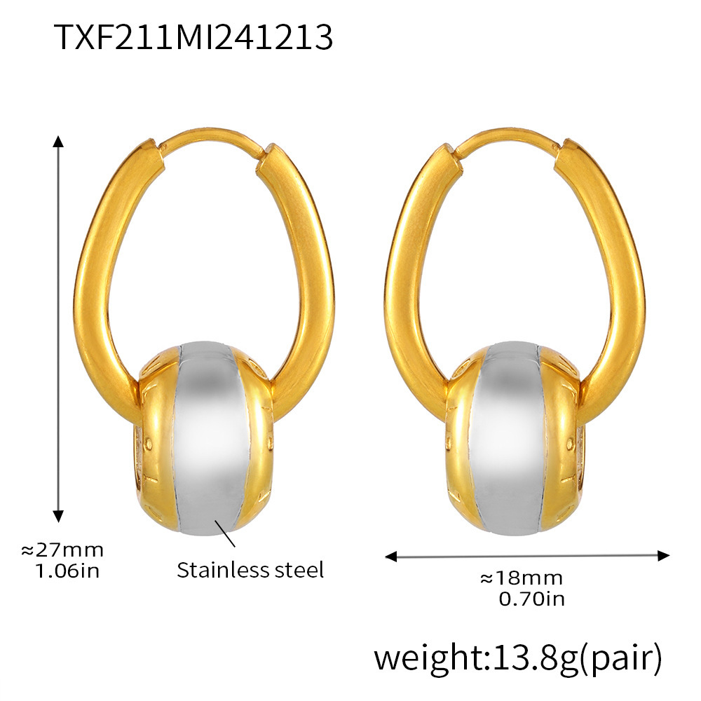 4:Txf211-gold earrings