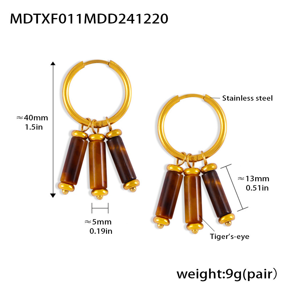 2:Txf011-gold earrings