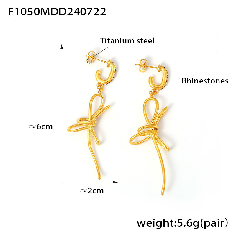 1:F1050-gold earrings