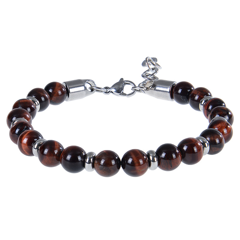 5:Red tiger eye stone bracelet