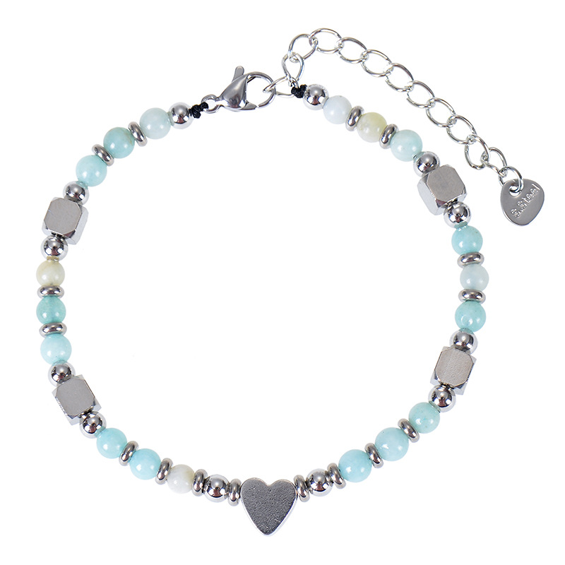 1:Amazon stone bracelet