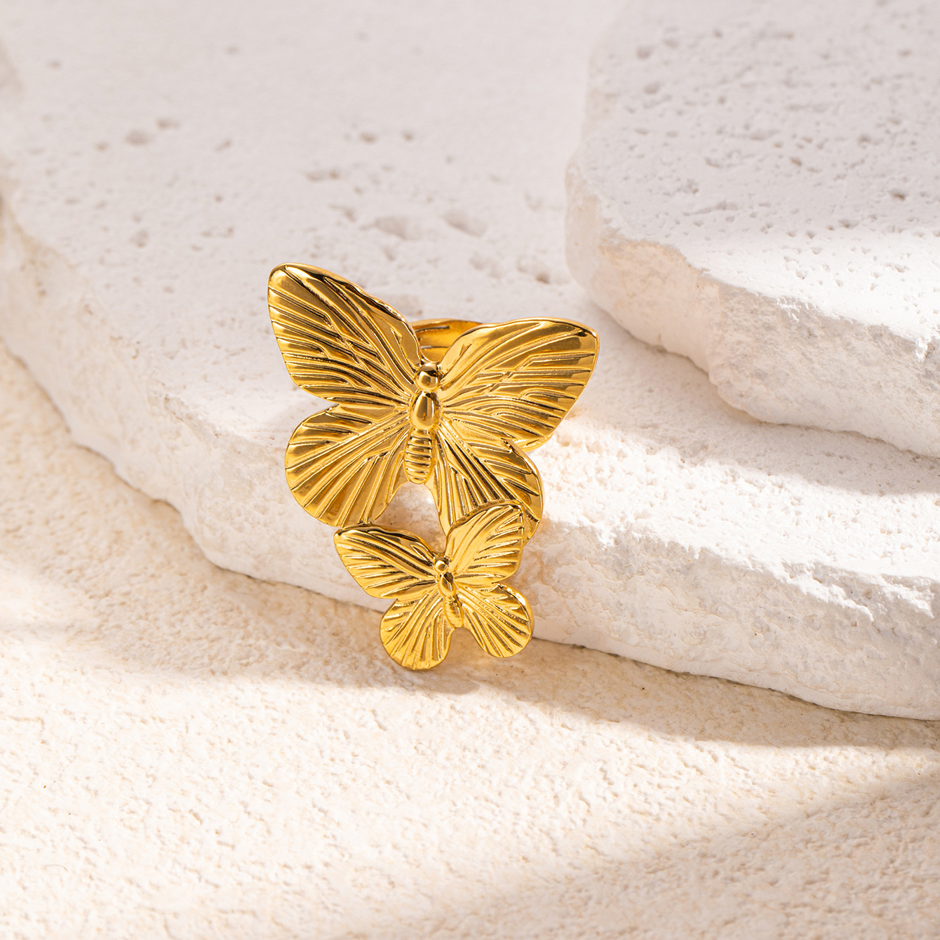 1:Golden Butterfly Ring