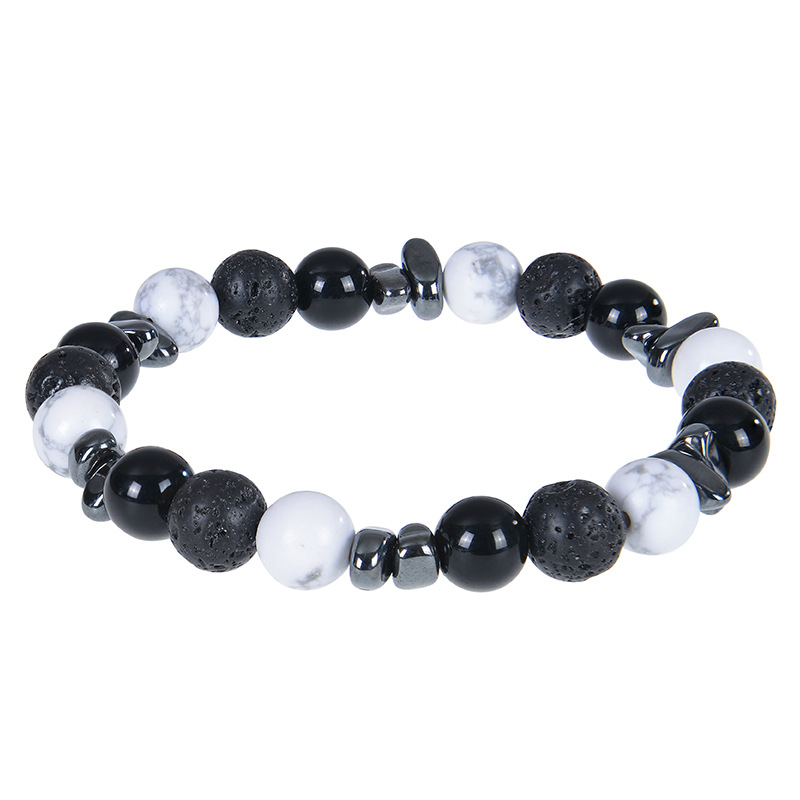 8:White turquoise bracelet