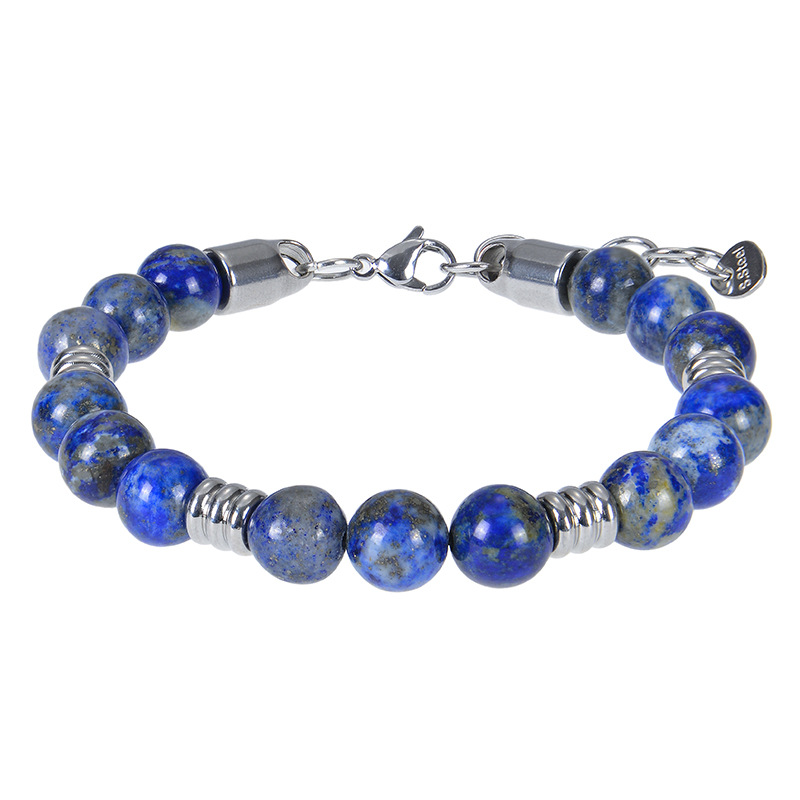 9:Natural lapis lazuli bracelet