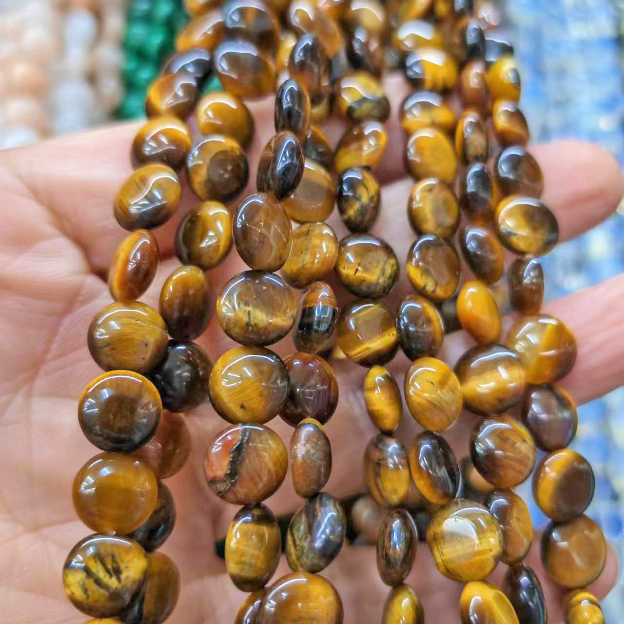 tiger eye 8mm/strand 45 pieces