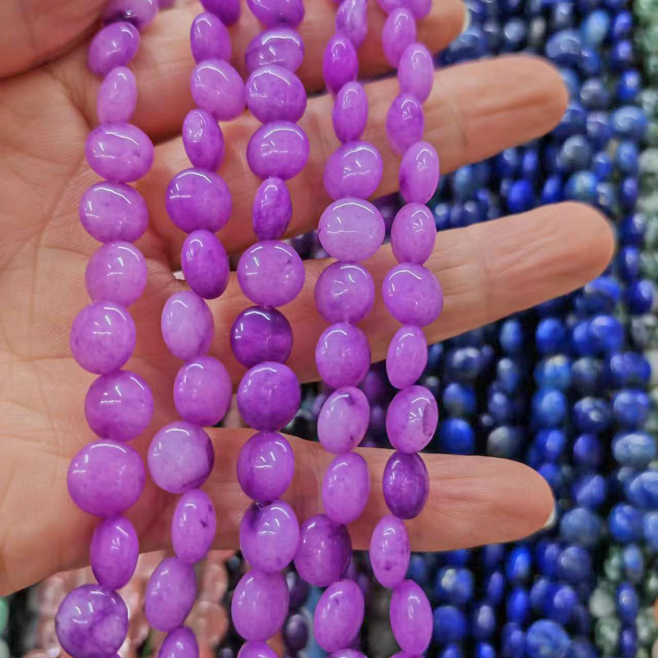 Purple Jade 8mm/strand 45 pieces